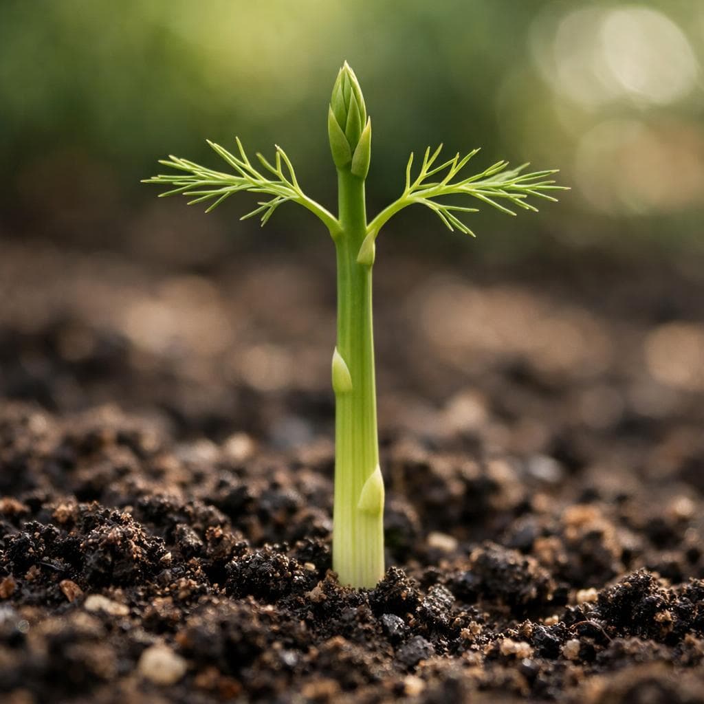 Asparagus seedling