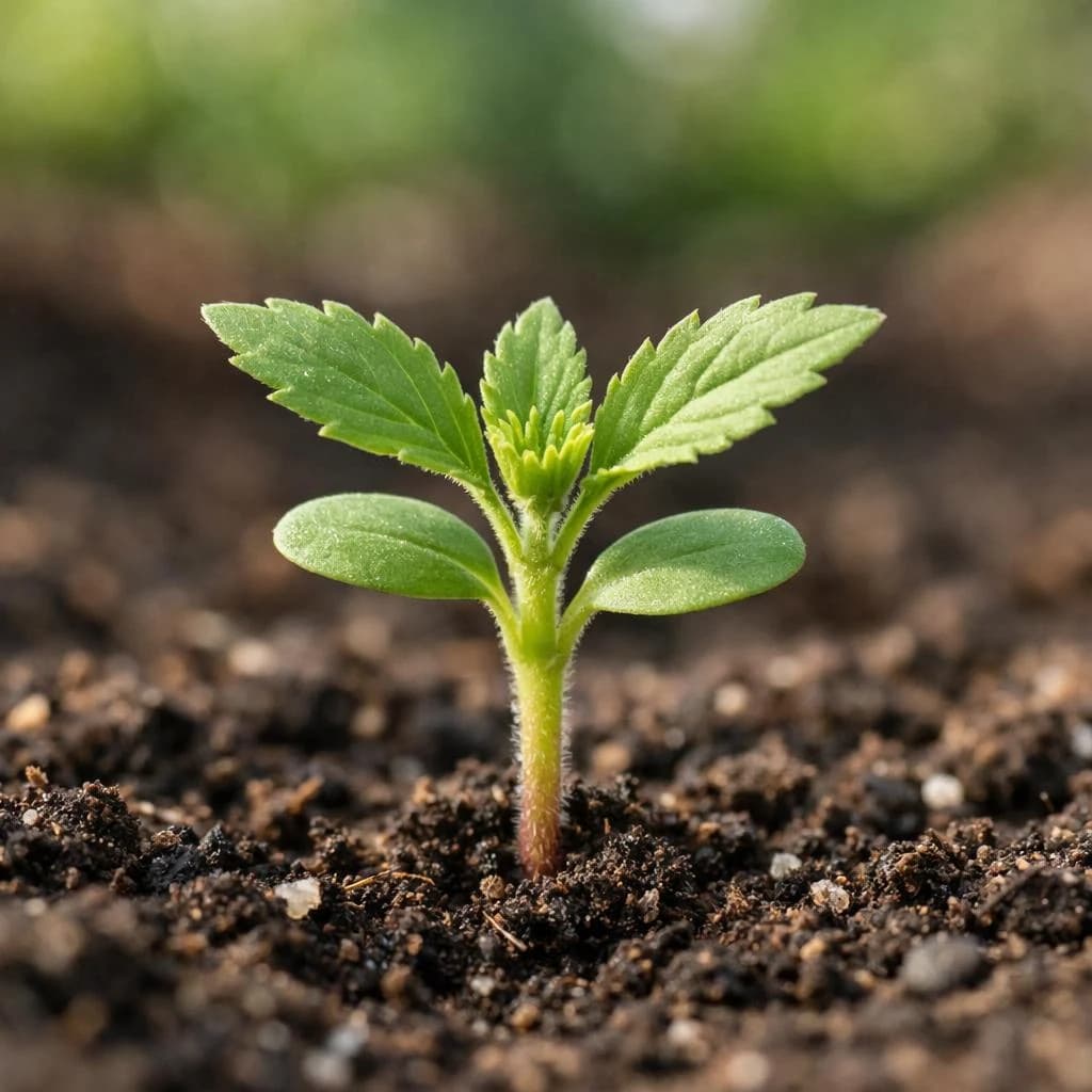 Aster seedling