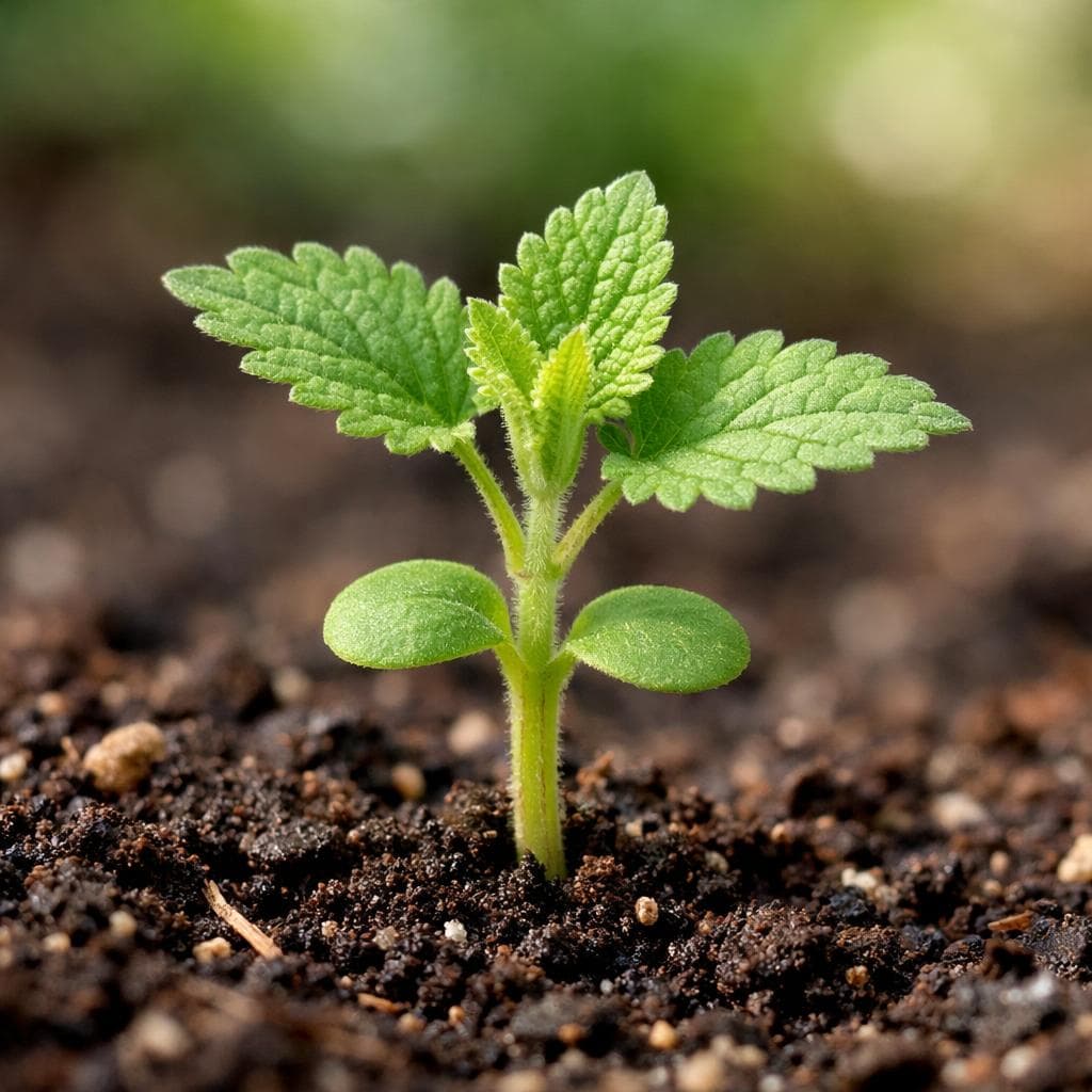 Catnip seedling