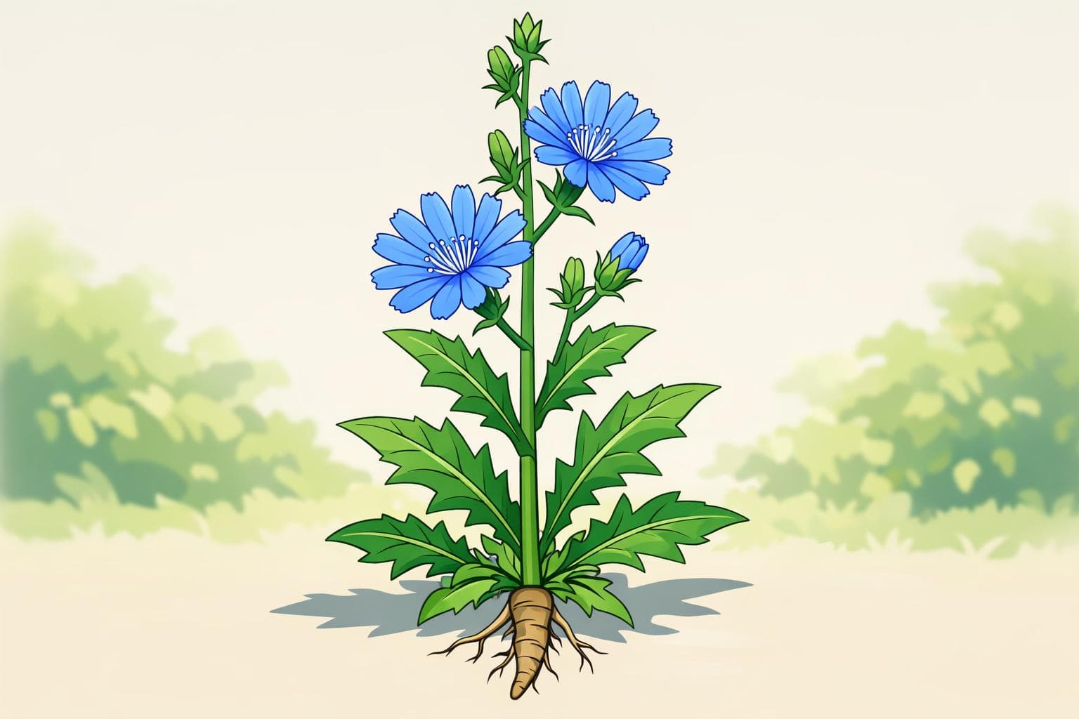 Chicory illustration