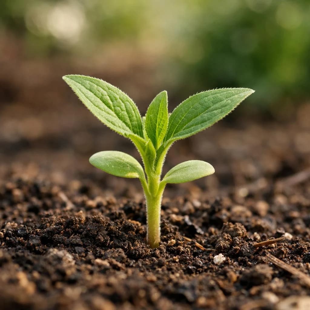 Echinacea seedling