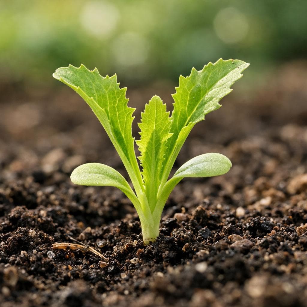 Endive seedling