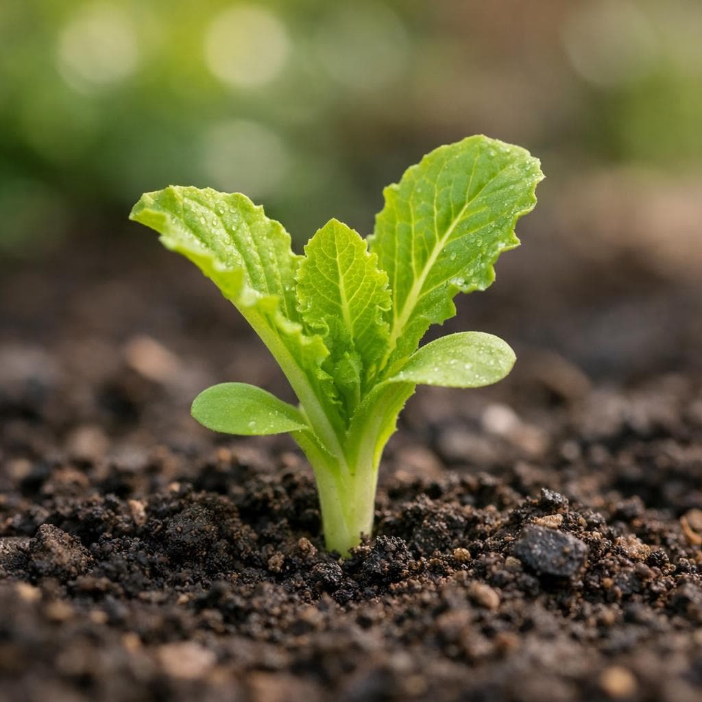 Green Lettuce seedling