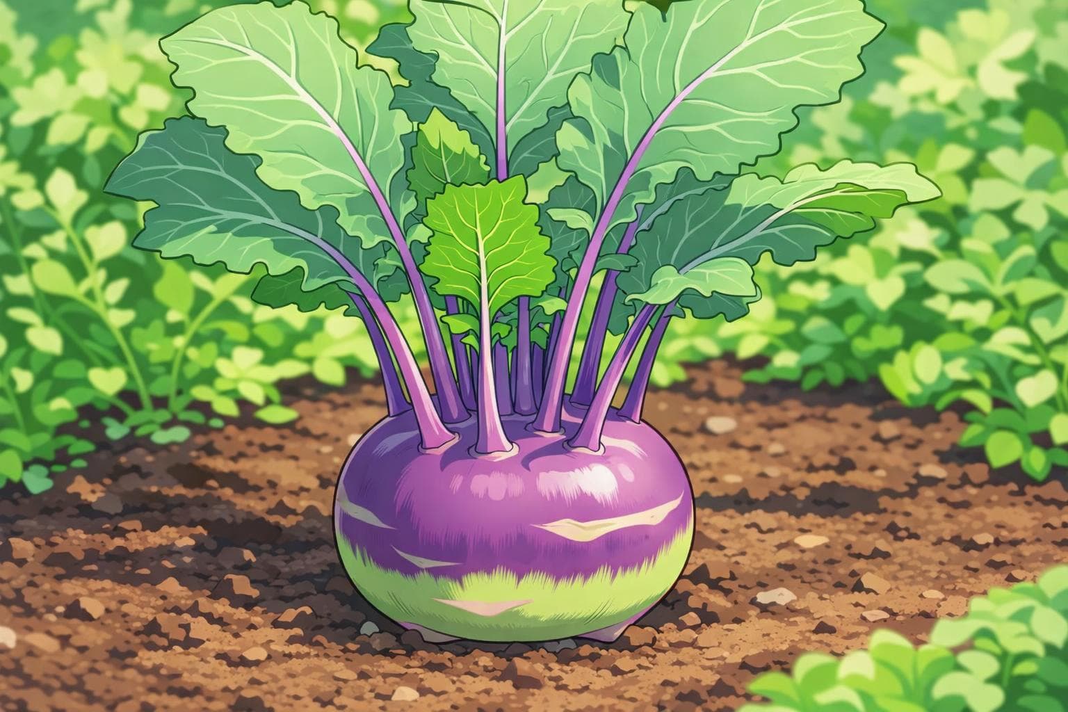 Kohlrabi illustration