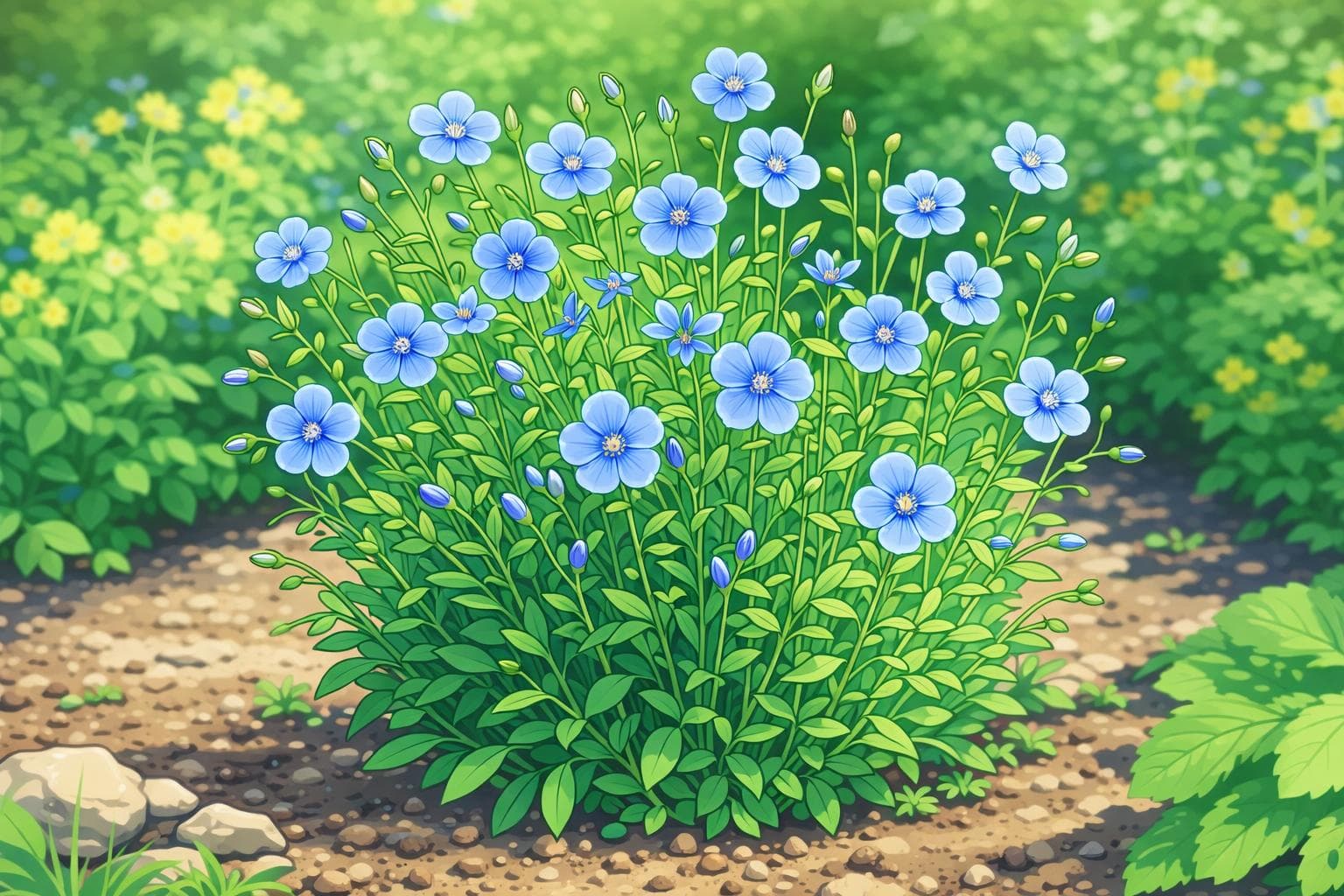 Linum illustration