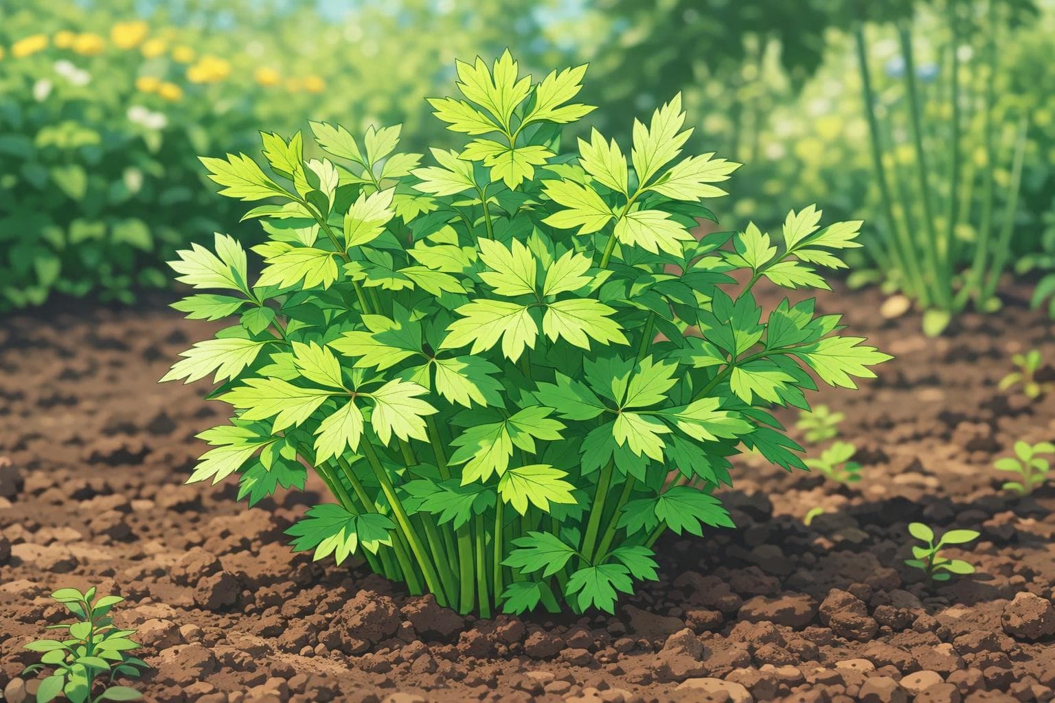 Lovage illustration
