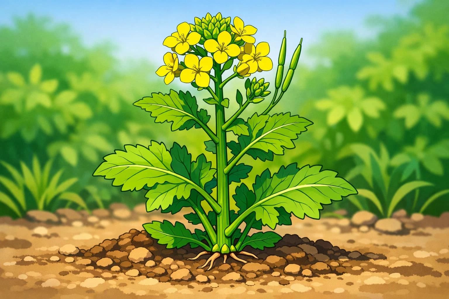 Mustard illustration