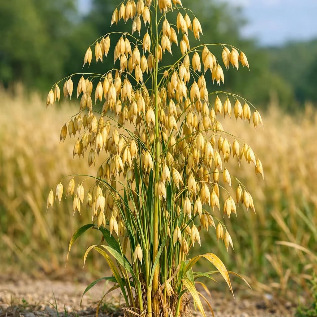 Oats mature