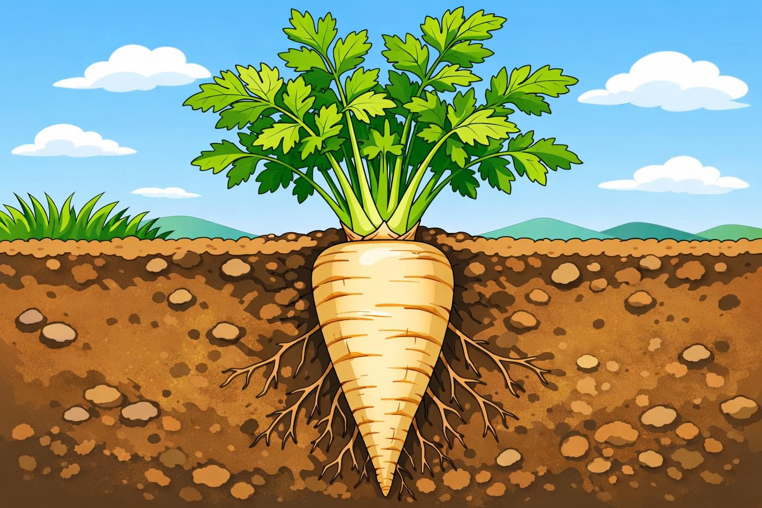 Parsnip illustration