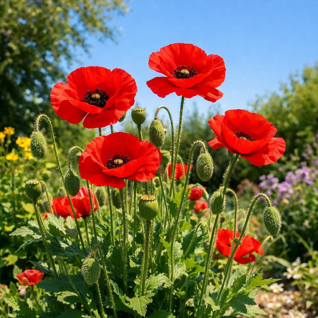 Poppy mature