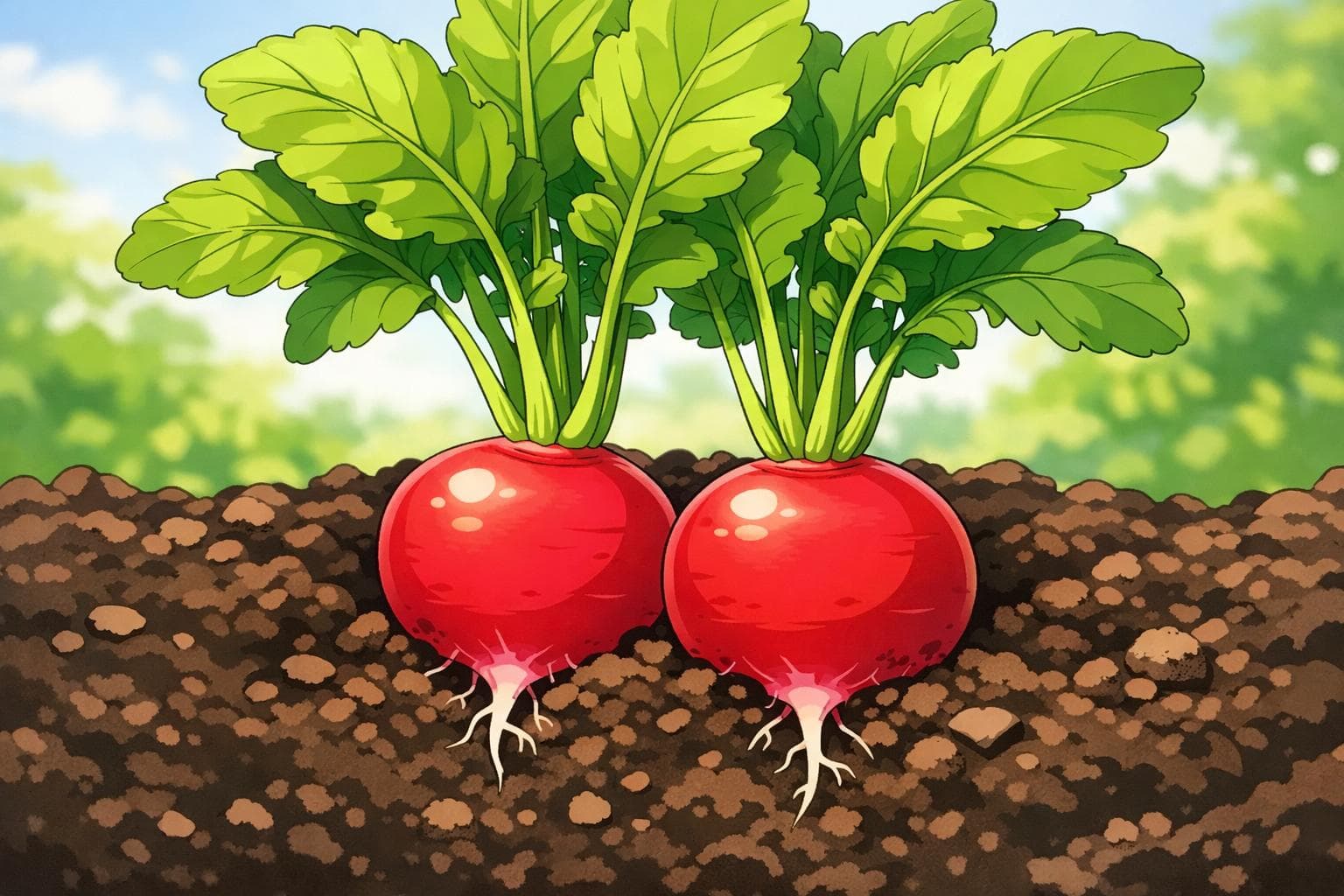 Radish illustration