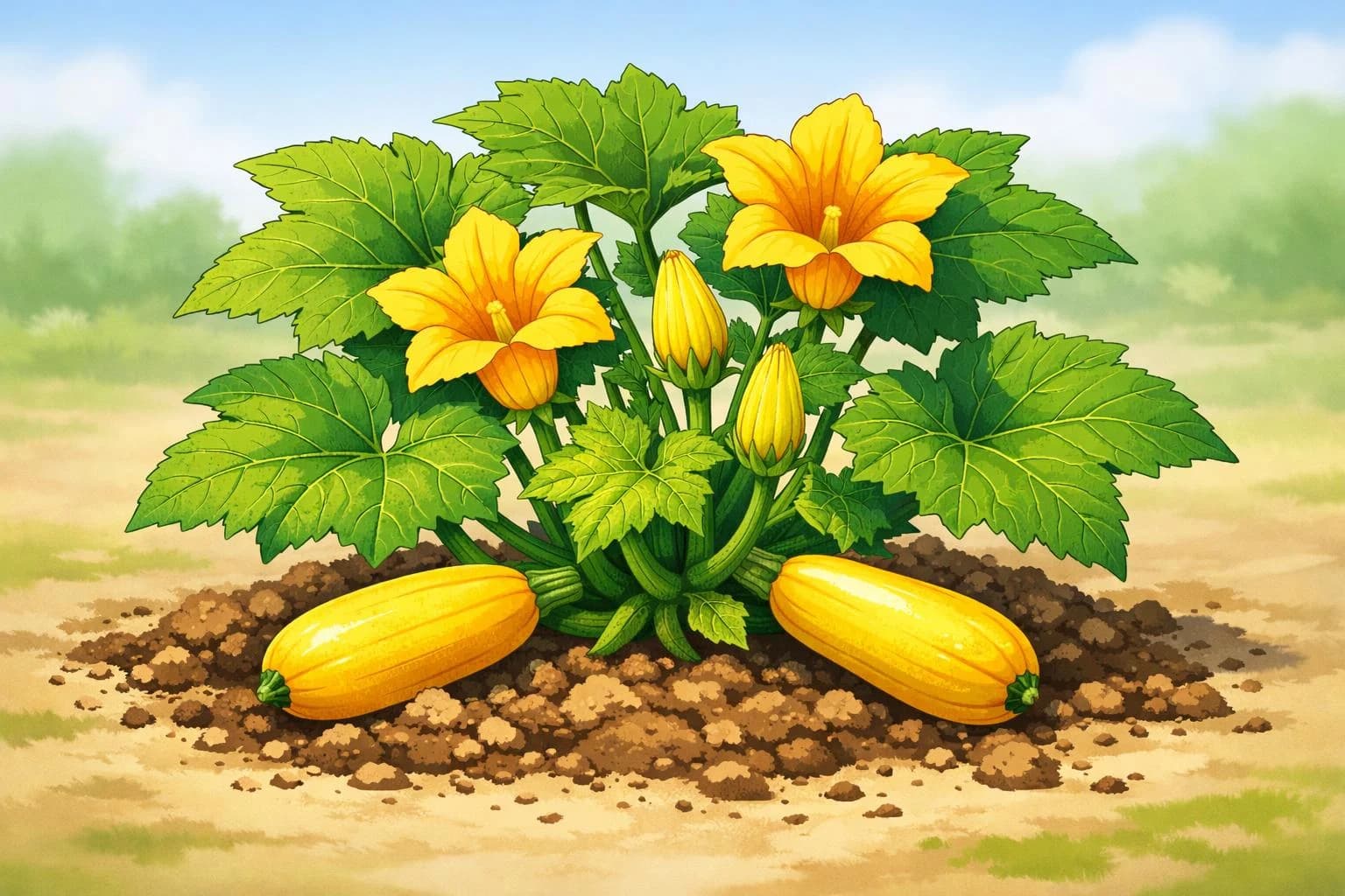 Squash illustration
