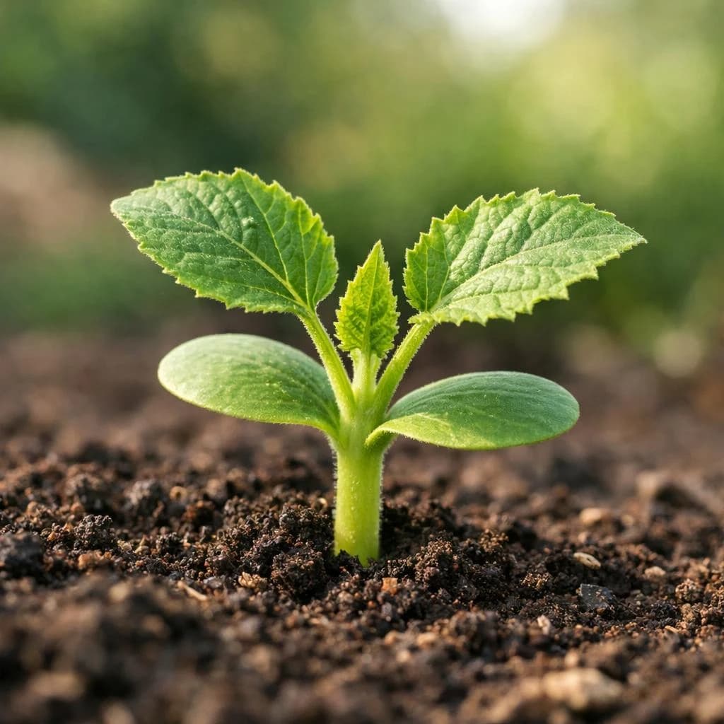 Squash seedling