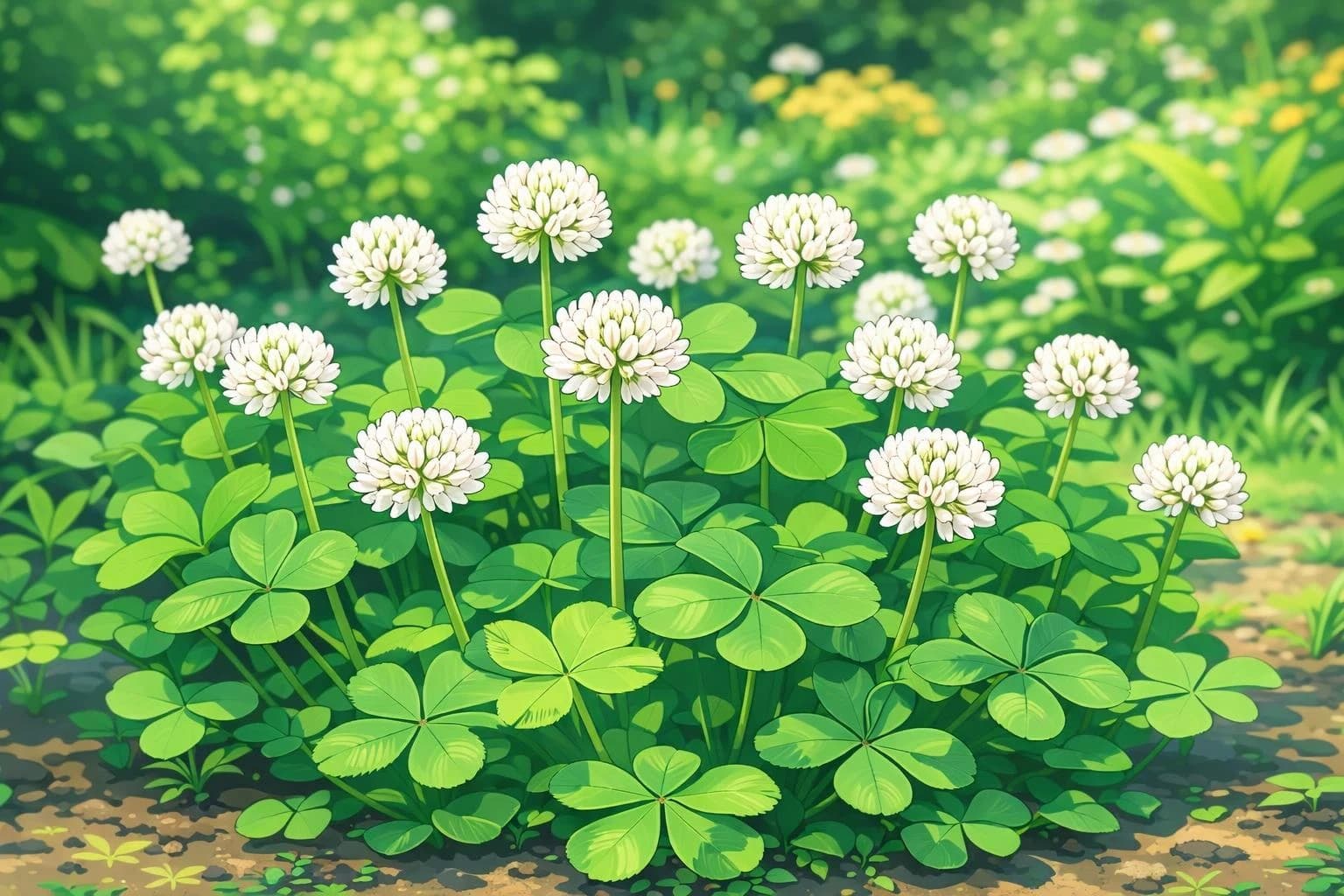 White Clover illustration