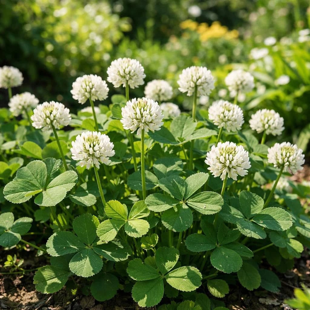 White Clover mature