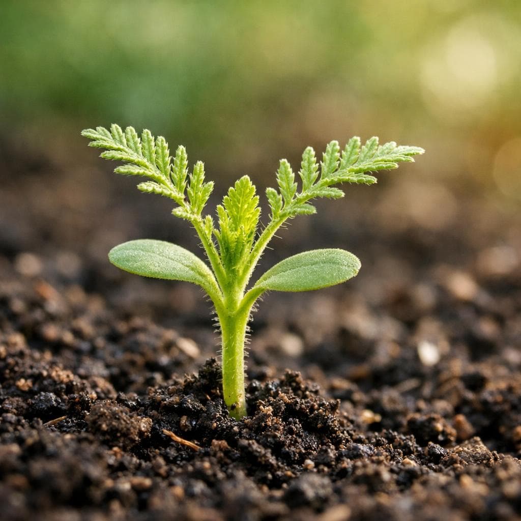 Yarrow seedling