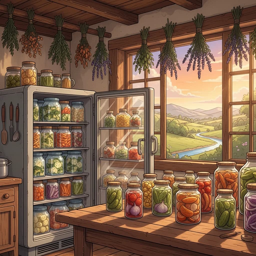 Proper storage of different vegetables: countertop, fridge, and root cellar methods