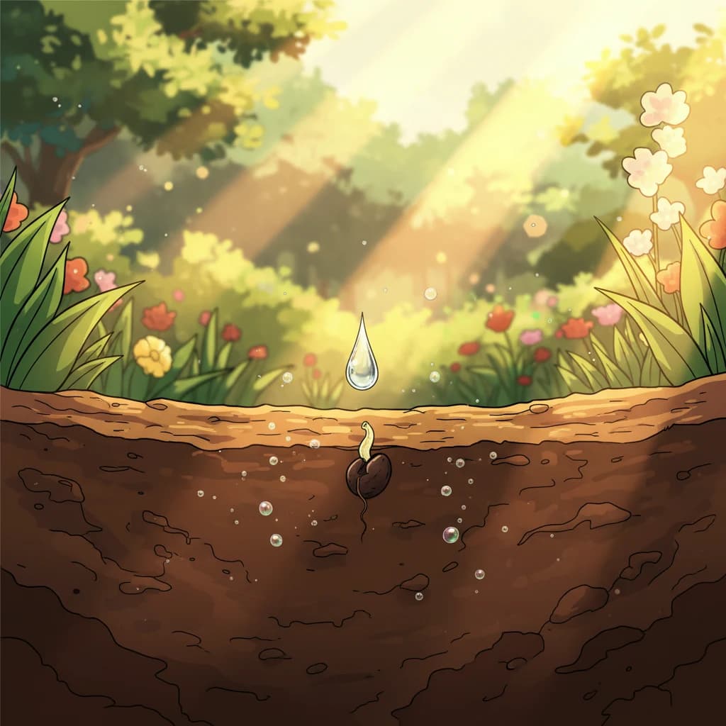 Water, warmth, and oxygen — the three triggers for germination