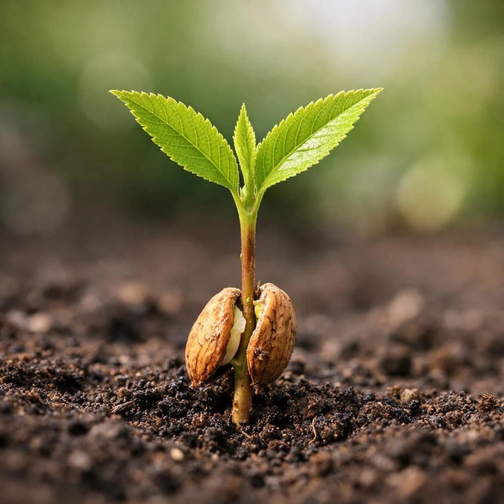 Almond seedling