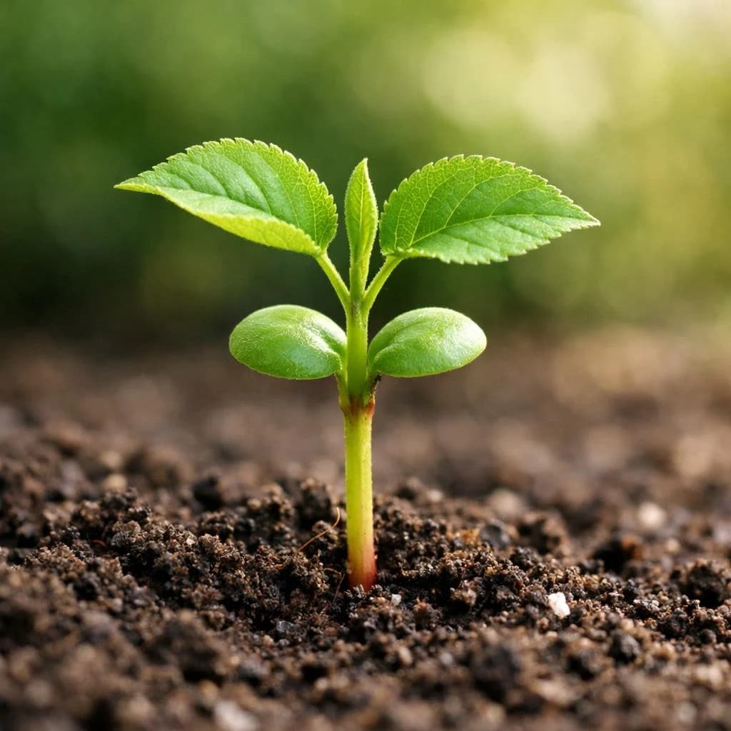 Apricot seedling