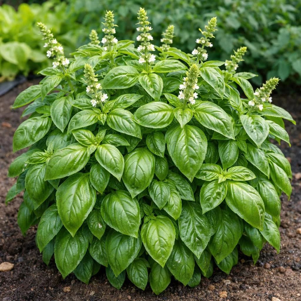 Basil mature