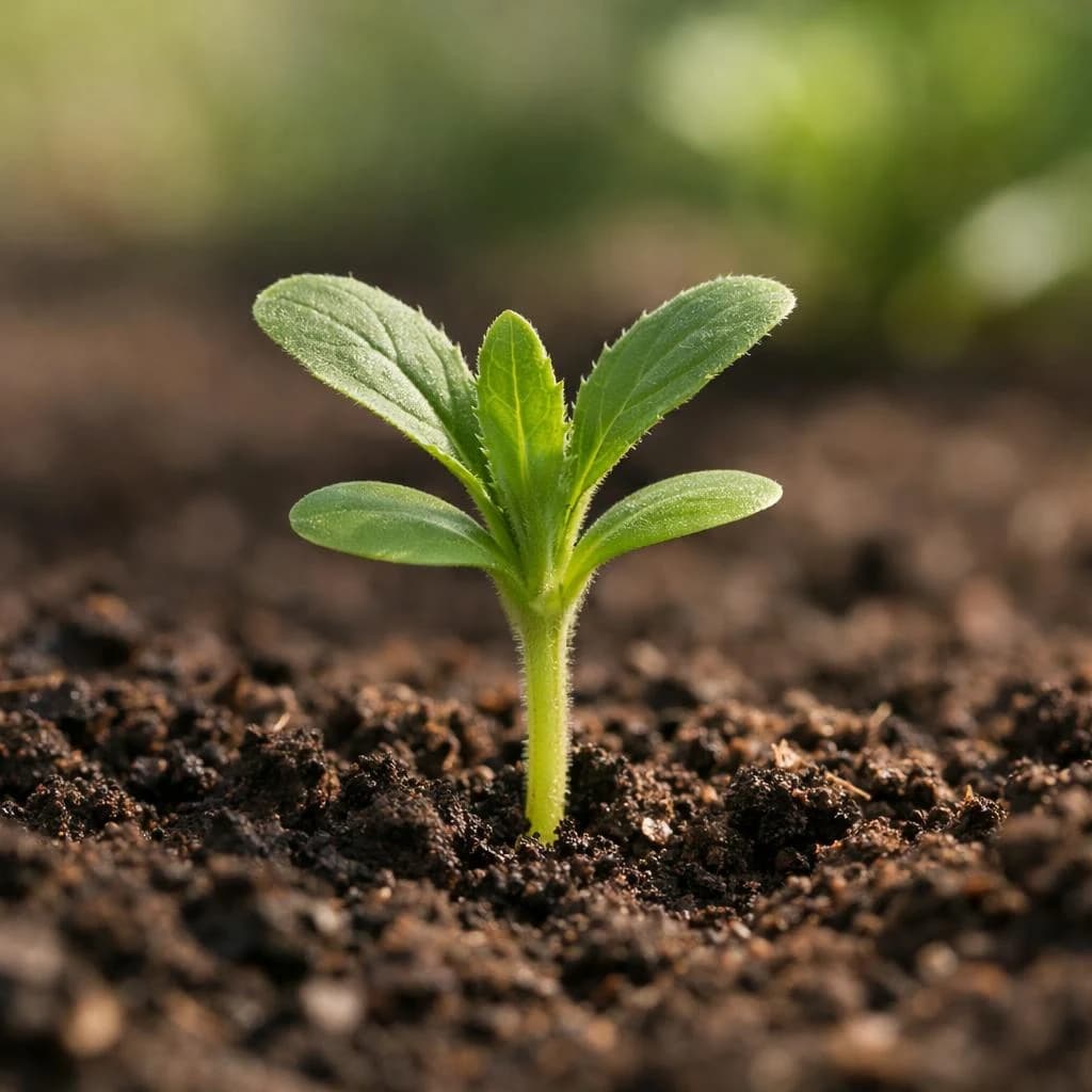 Calendula seedling