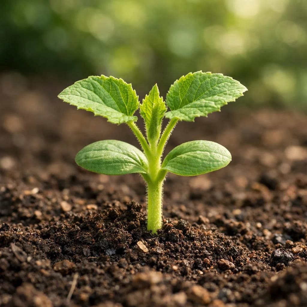 Cantaloupe seedling