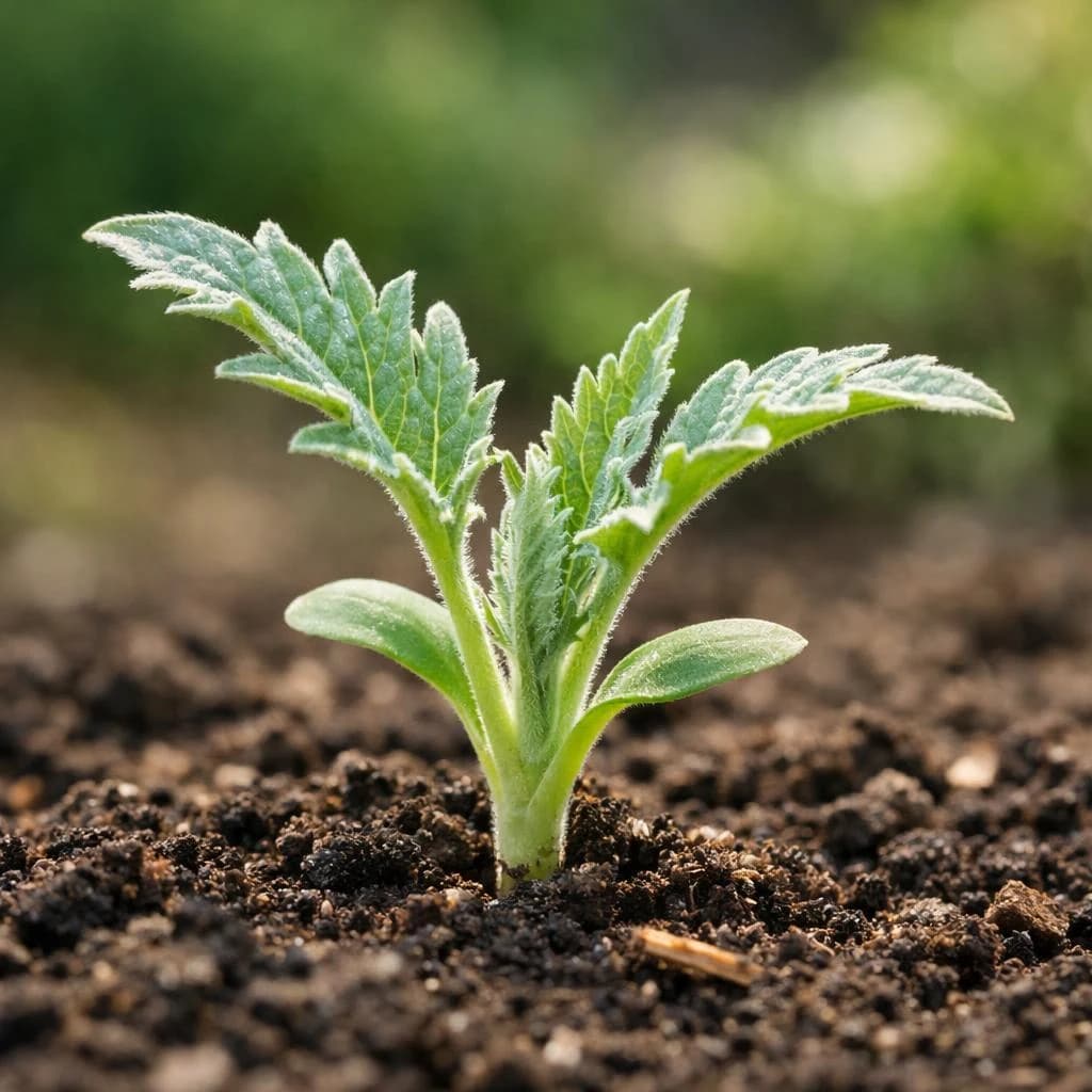 Cardoon seedling