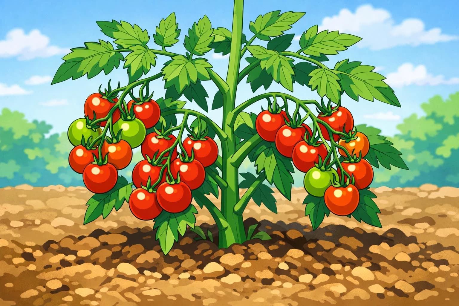 Cherry Tomato illustration