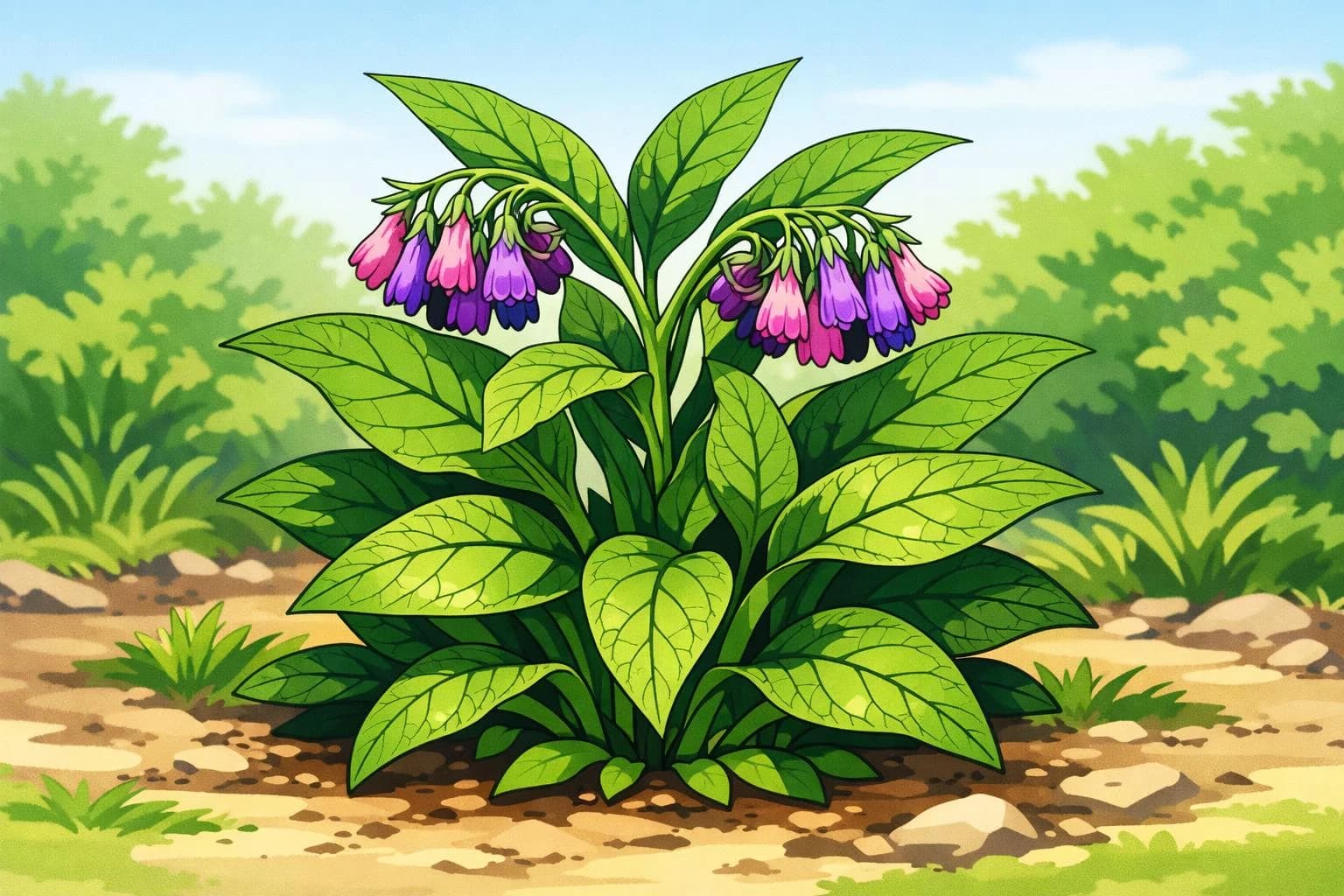 Comfrey illustration