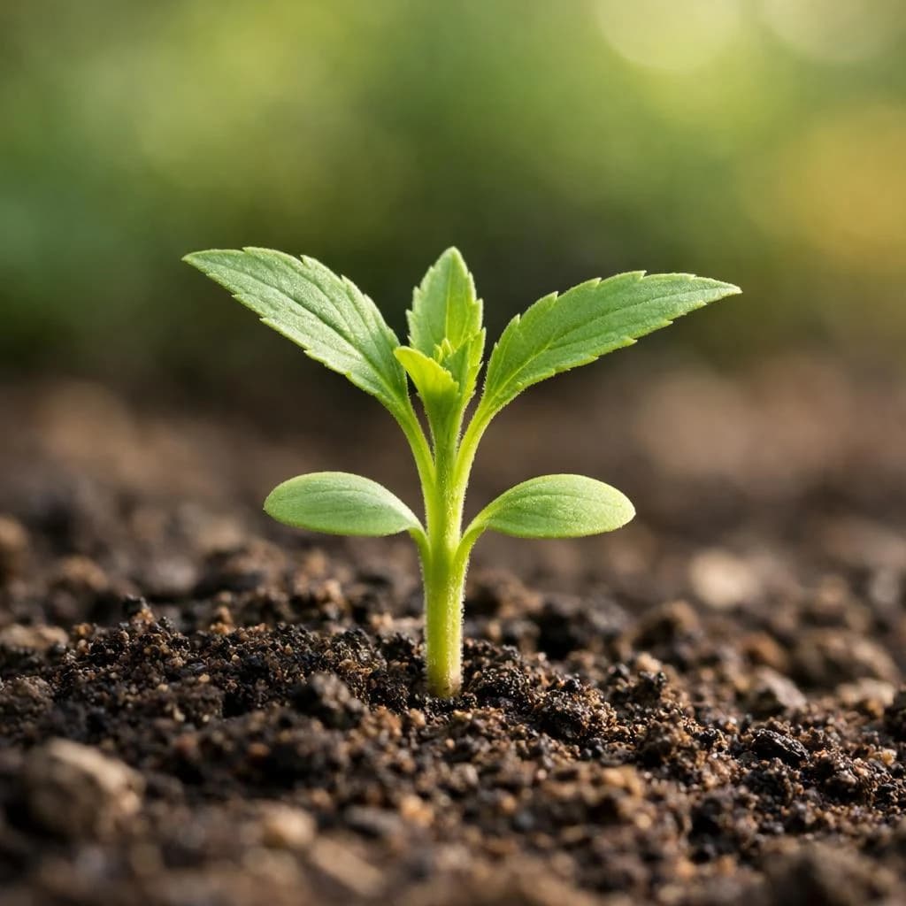 Coreopsis seedling