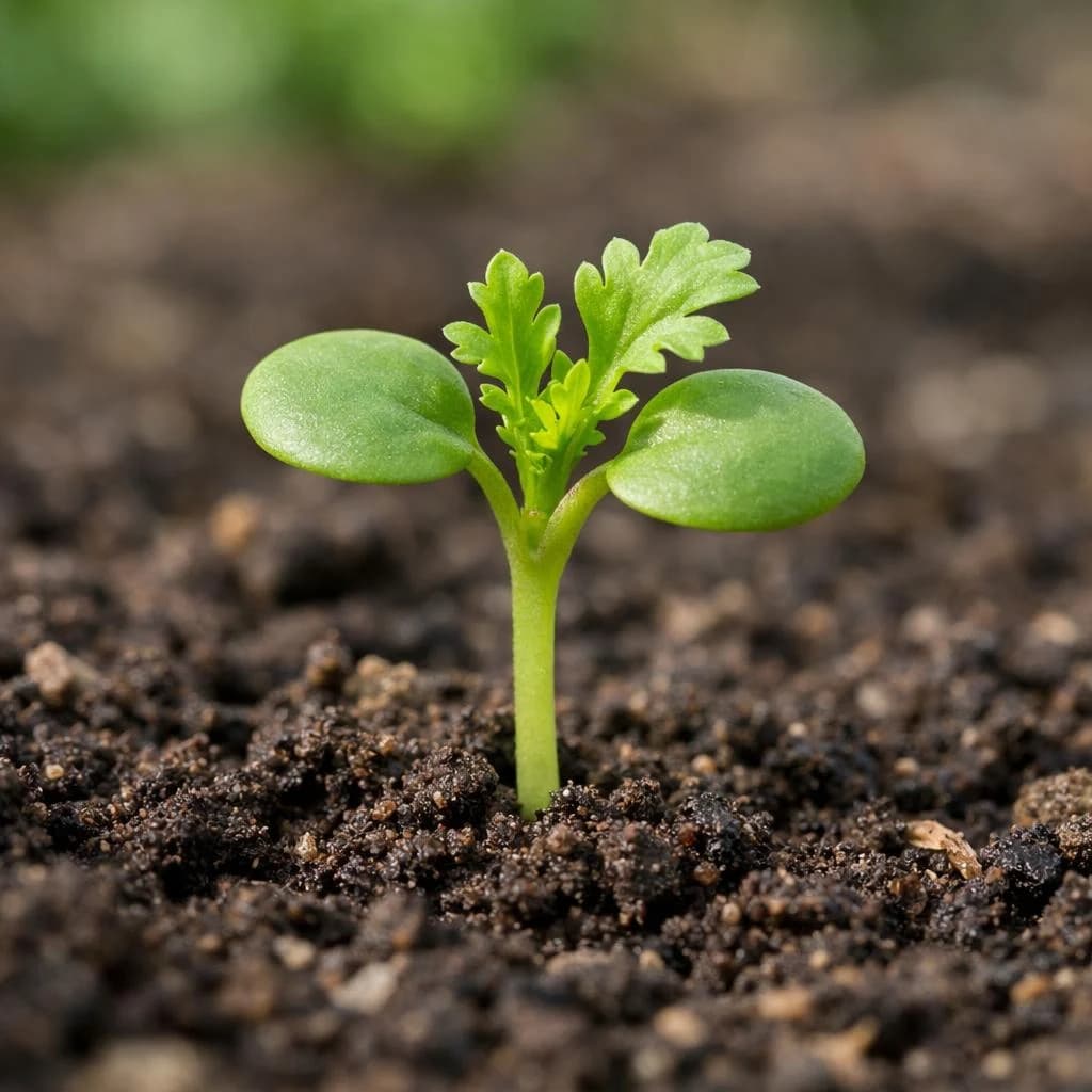Cress seedling