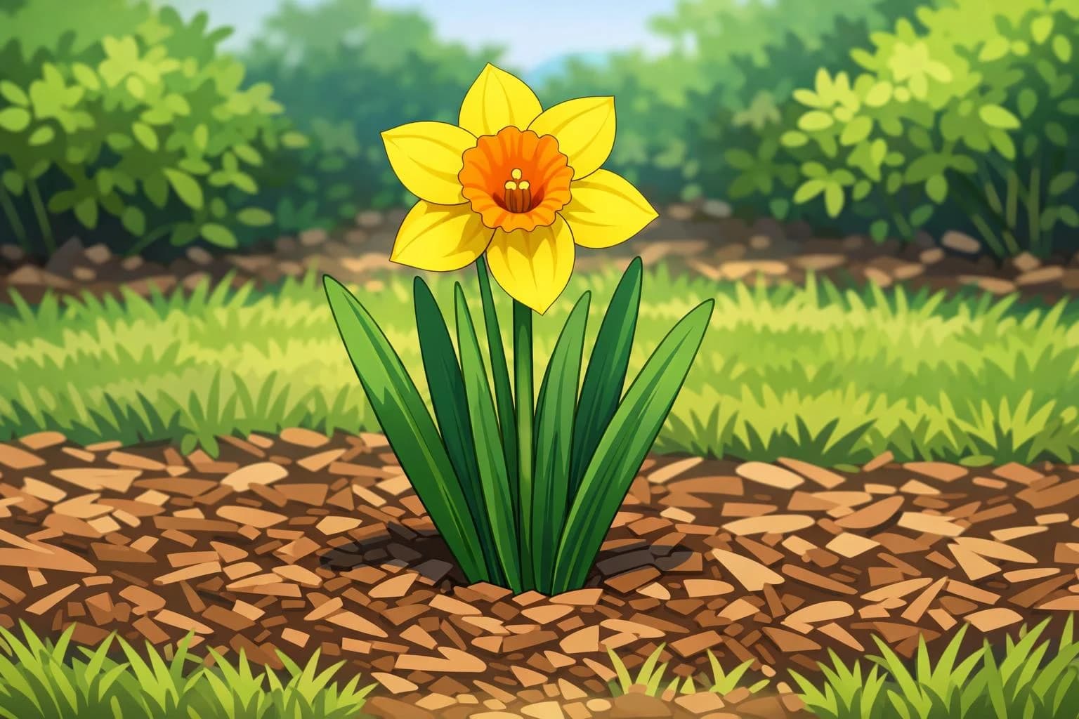 Daffodil illustration