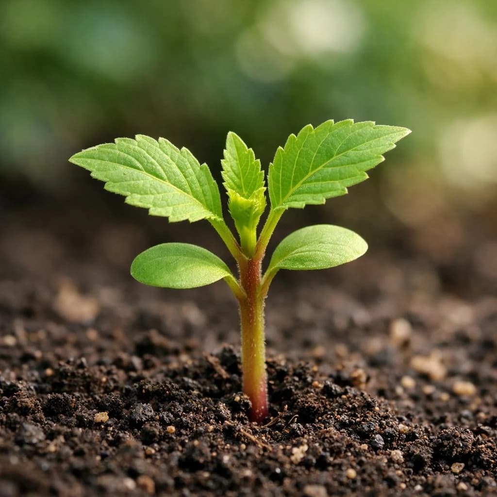 Dahlia seedling