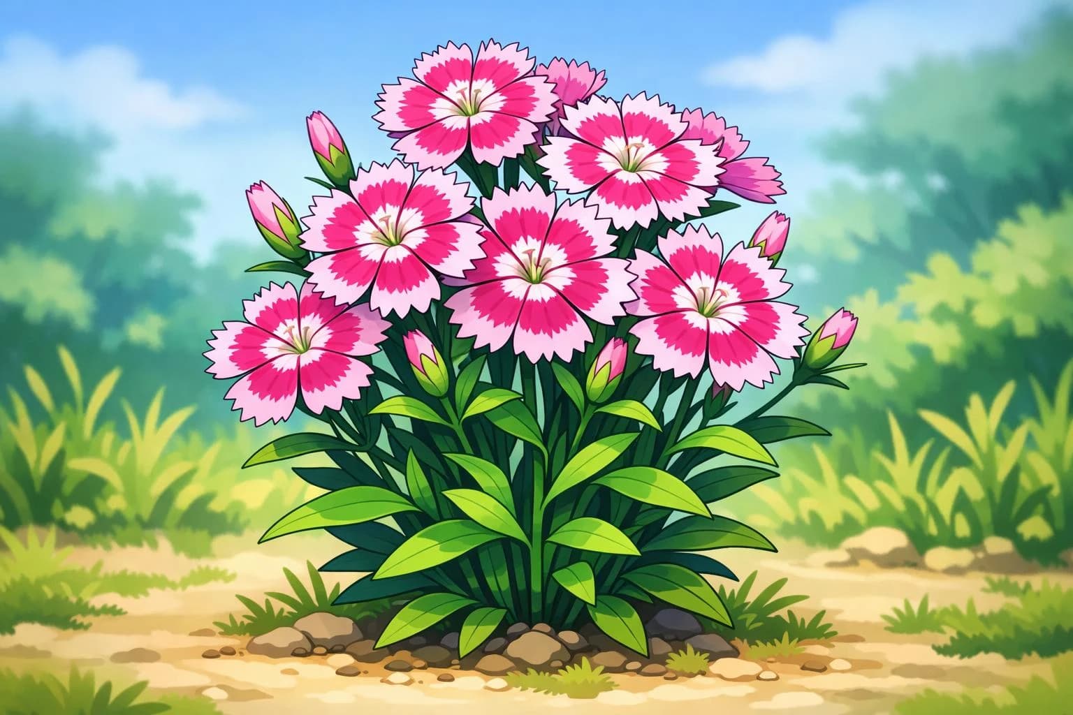Dianthus illustration