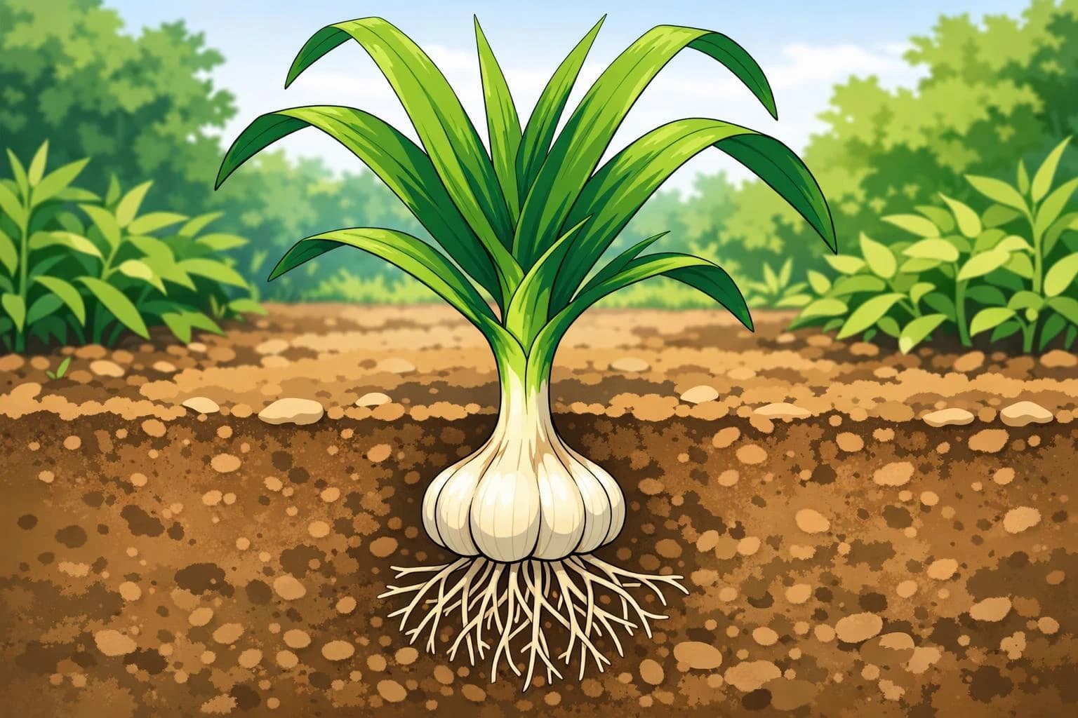 Garlic illustration