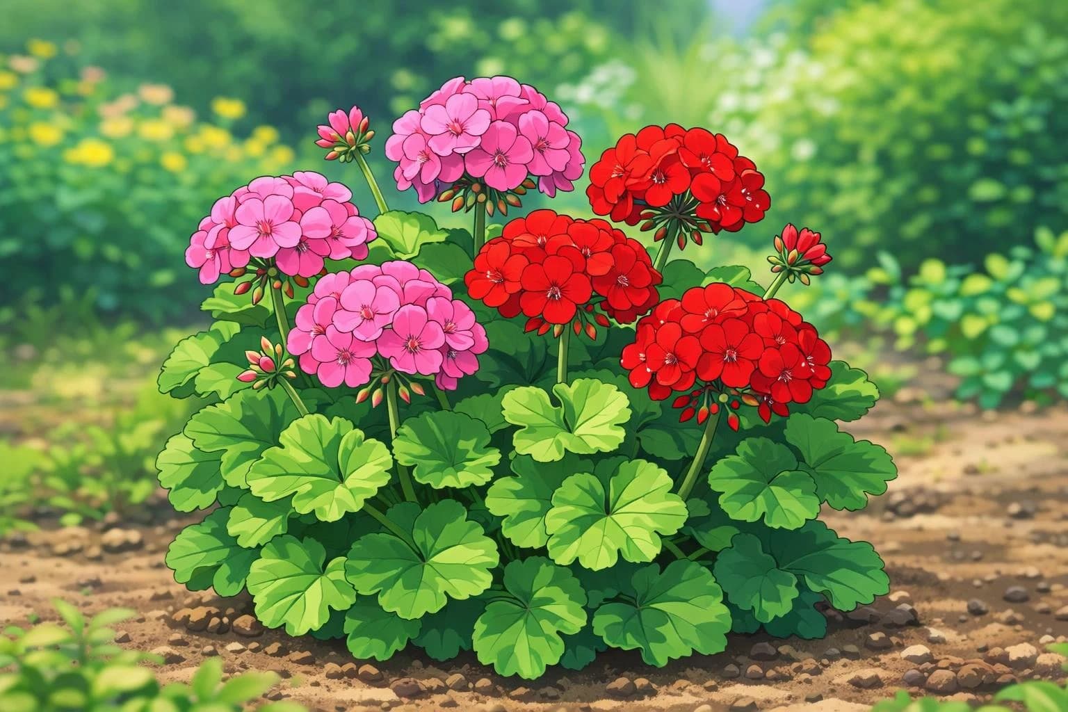 Geranium illustration