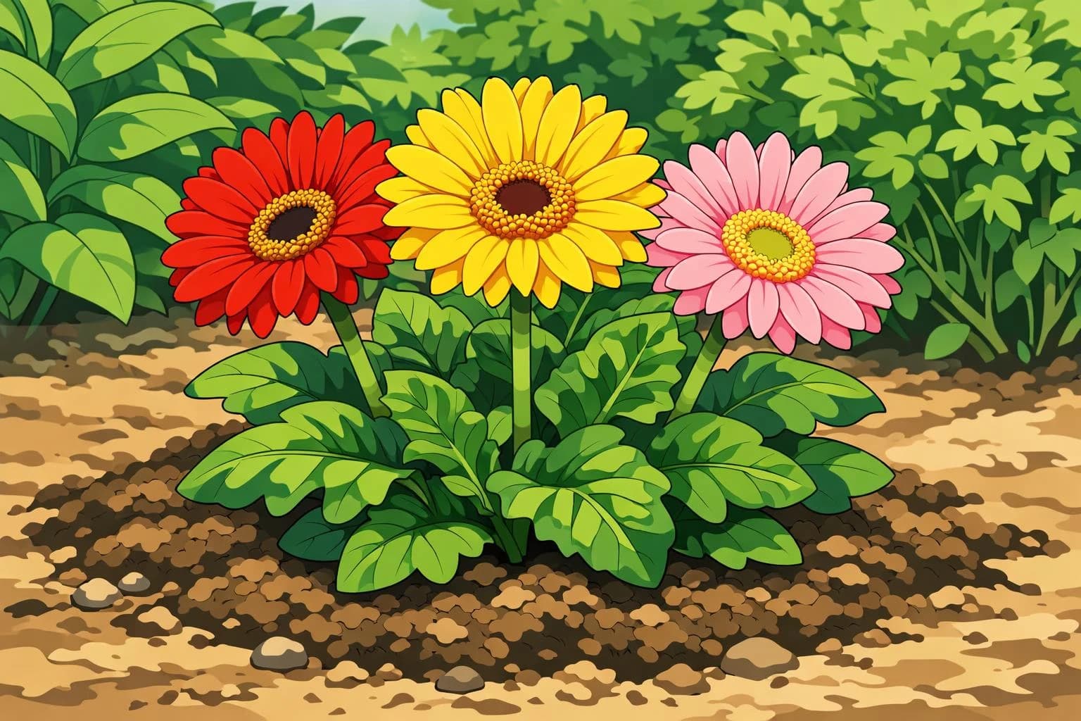 Gerbera illustration