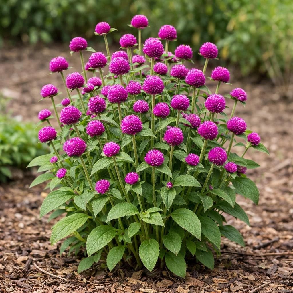 Gomphrena mature