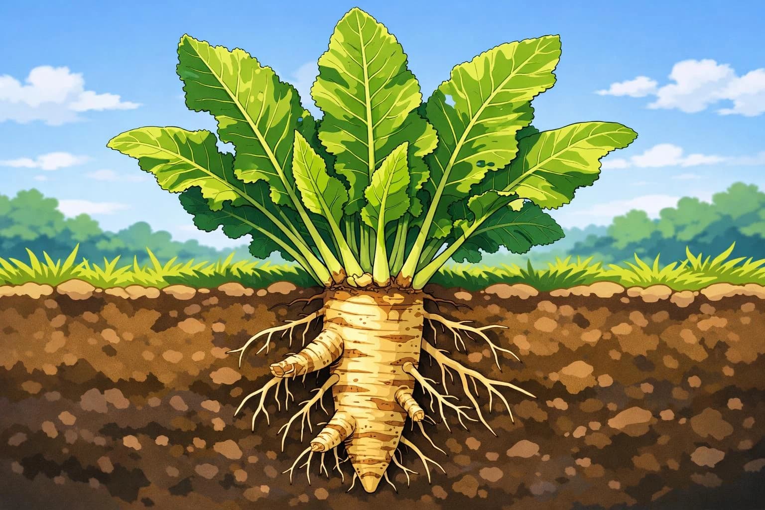 Horseradish illustration