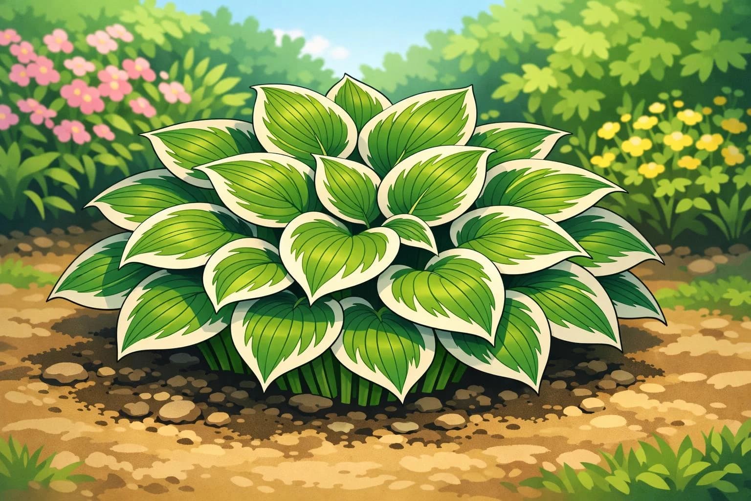 Hosta illustration