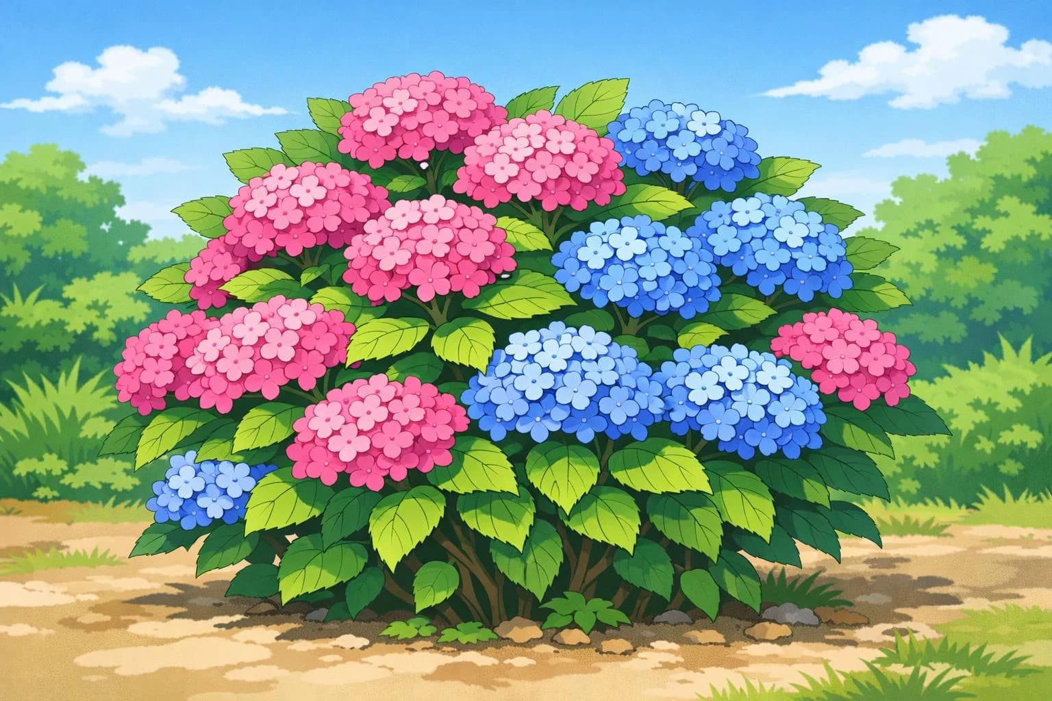 Hydrangea illustration