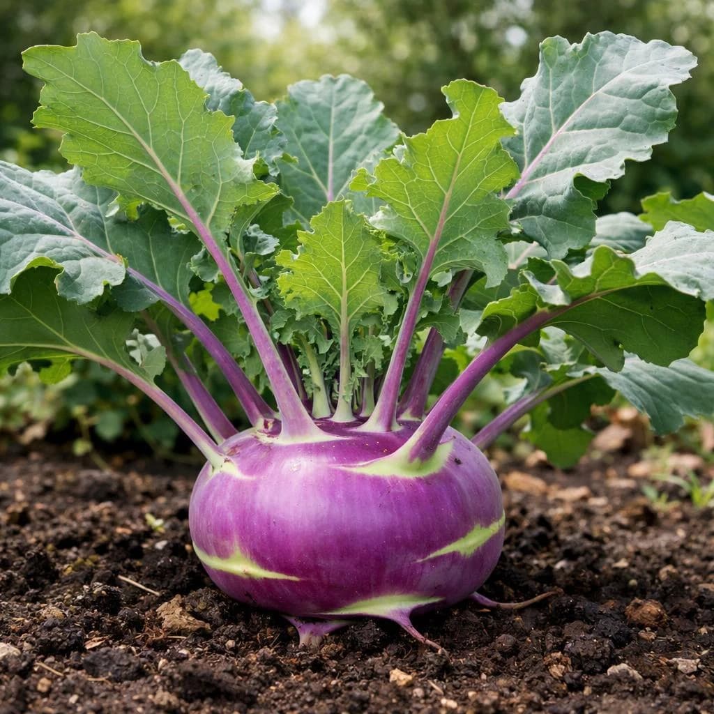 Kohlrabi mature