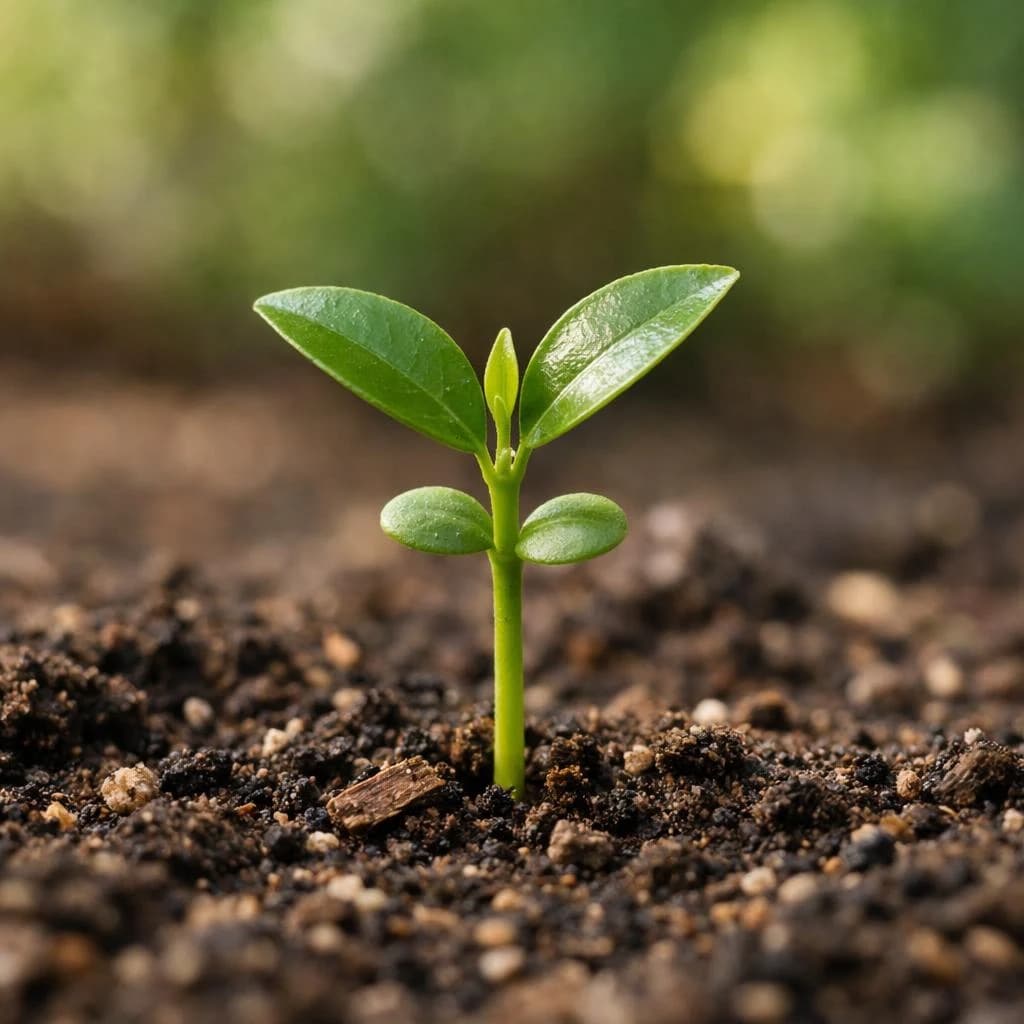 Kumquat seedling