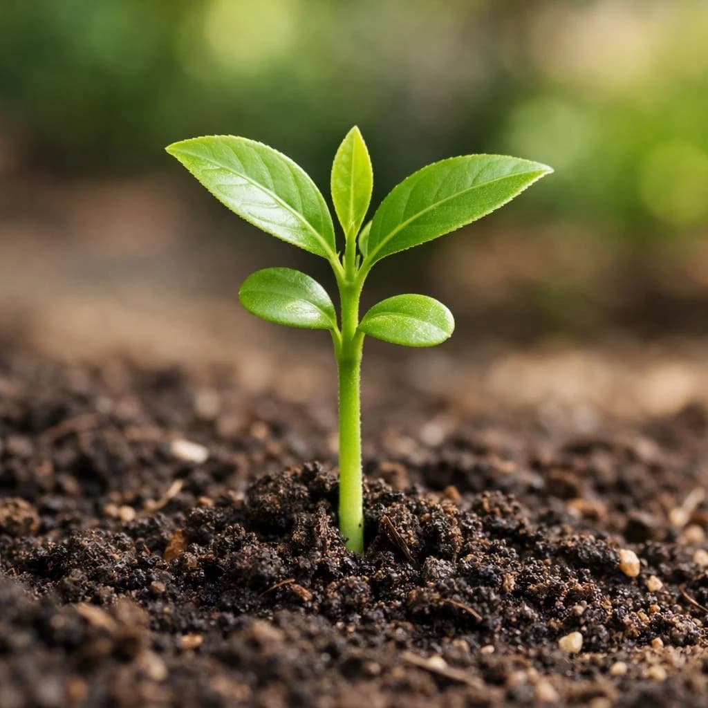 Lemon seedling