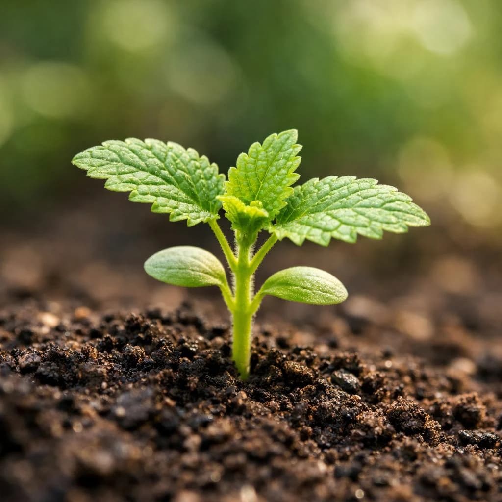 Lemon Balm seedling