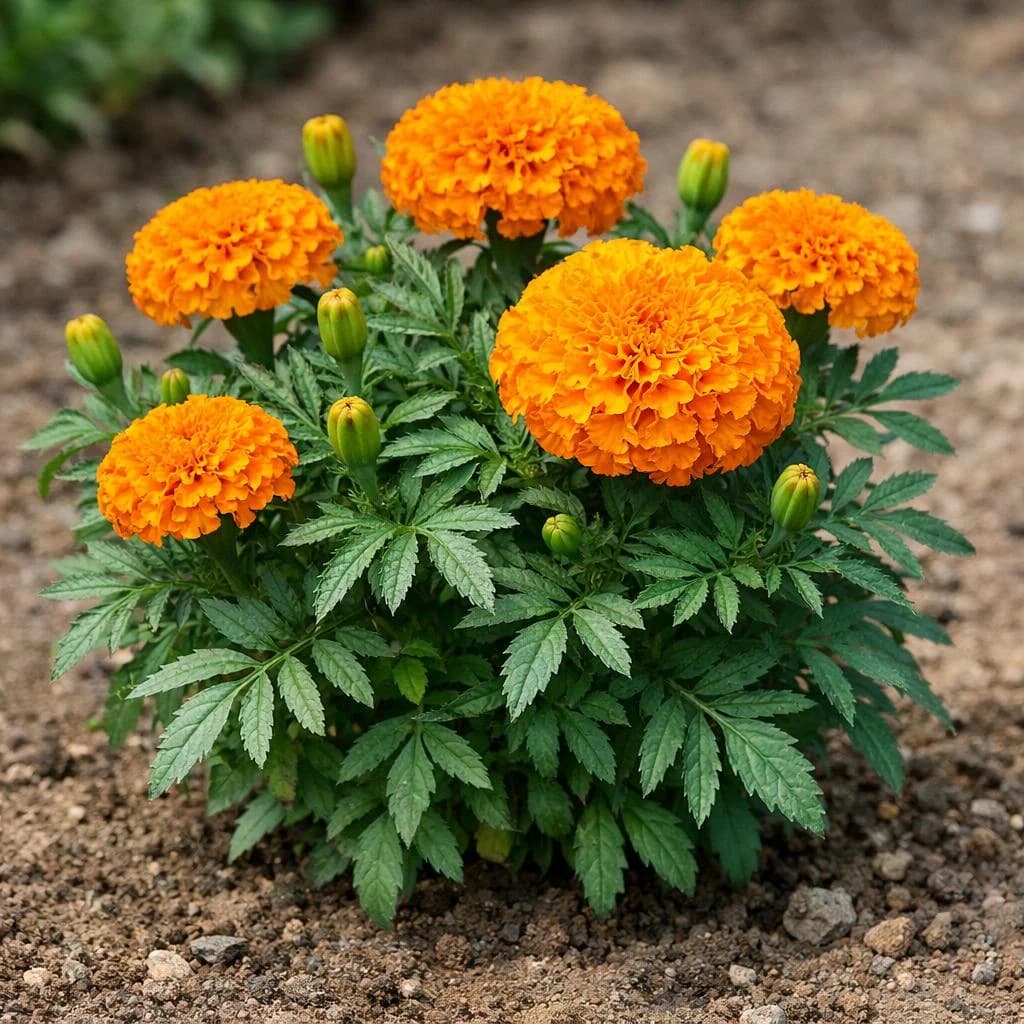 Marigold mature