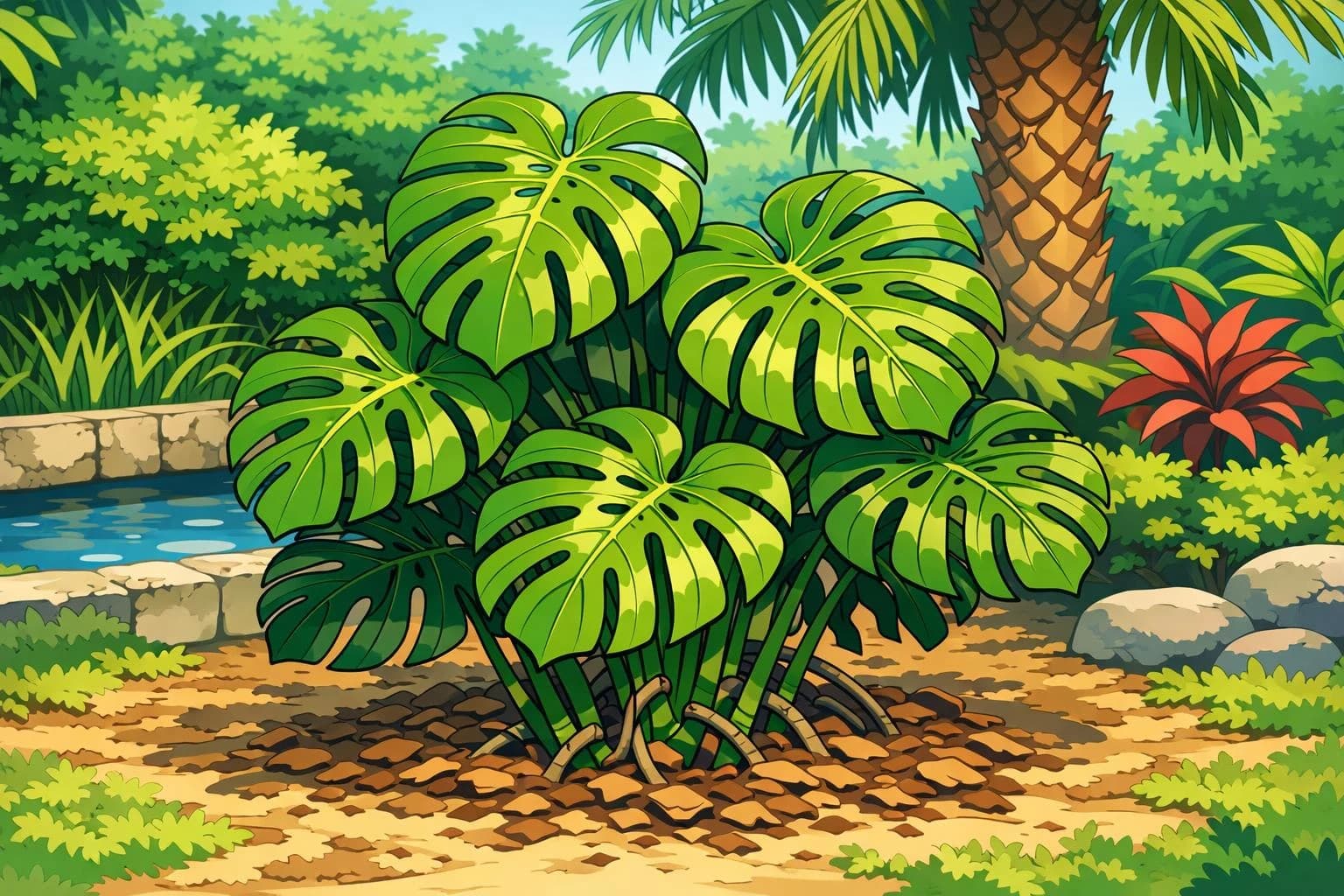 Monstera illustration