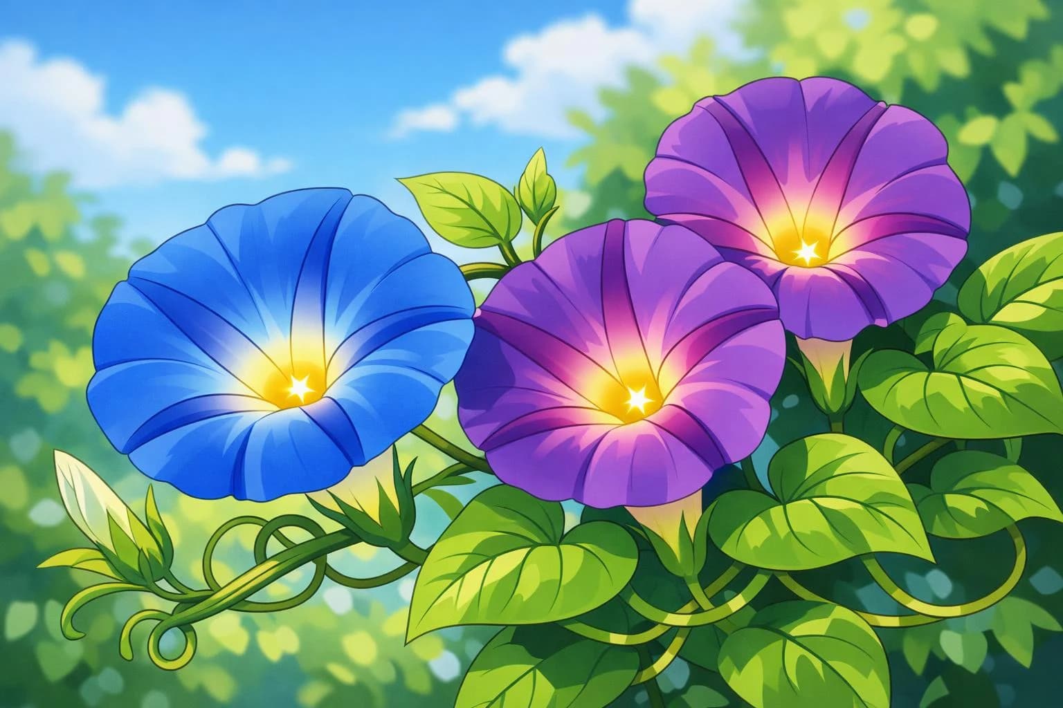 Morning Glory illustration