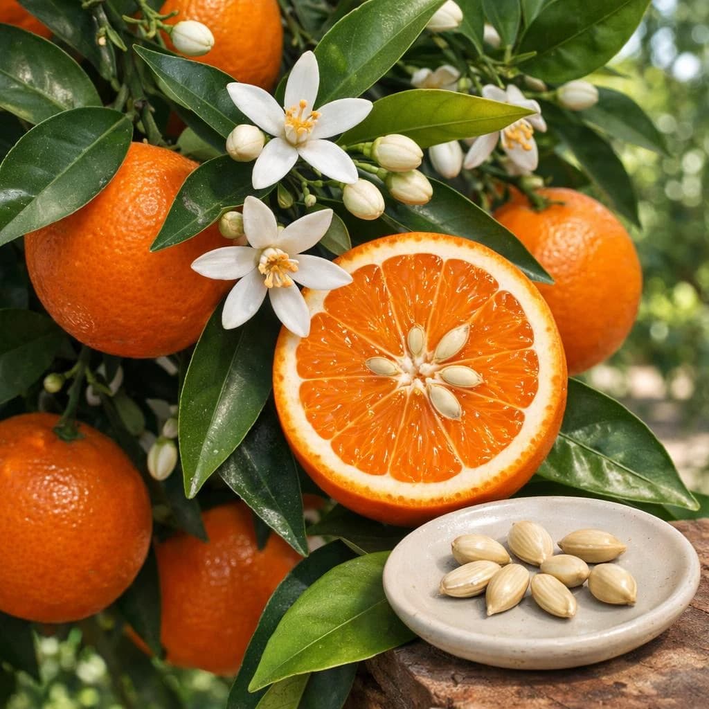 Orange seeds